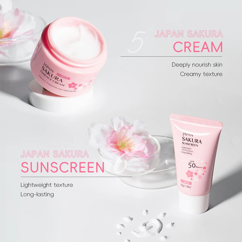 LAIKOU Cherry Blossom Skincare Set
